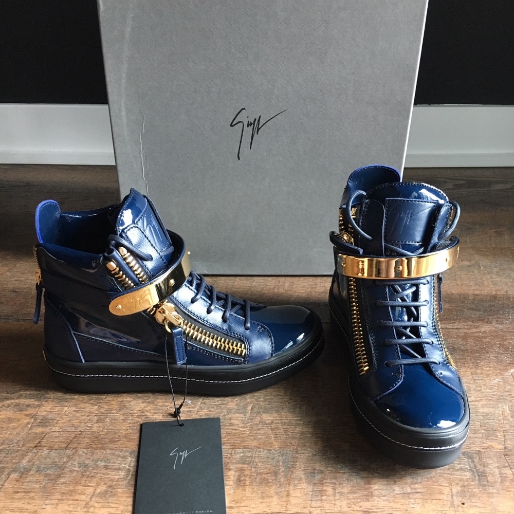 Giuseppe Zanotti: "Ace TR Donna" Blue Sneakers